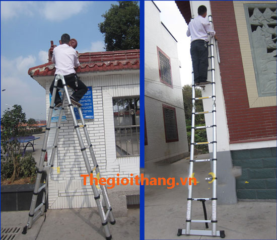 Thang nhôm rút đôi nikita nkt-38