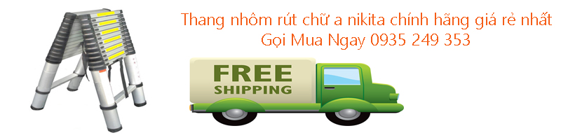 Thang nhôm chữ a nikita