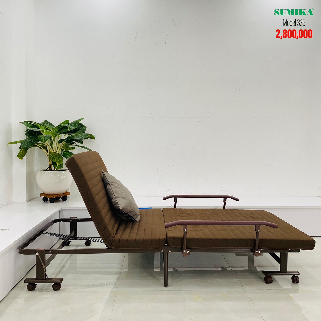 Giường gấp kiểu Hàn Quốc CC90 rộng 90cm