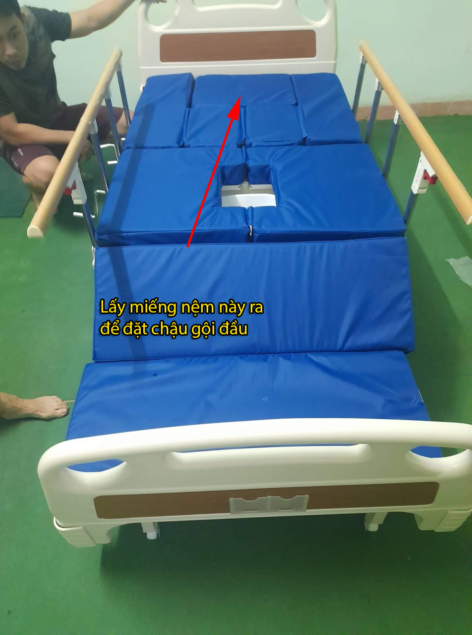 Giường y tế 4 tay quay lucass GB-T41 giá tốt tại bình dương